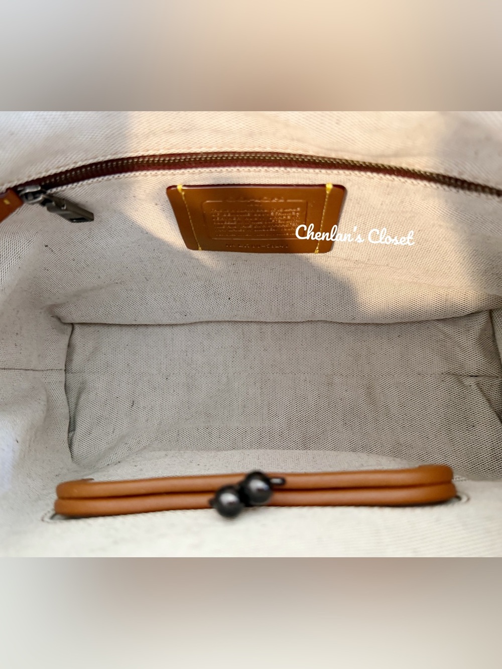 Like New Coach Rogue 30 Tea Rose Satchel - Picture 9 of 15